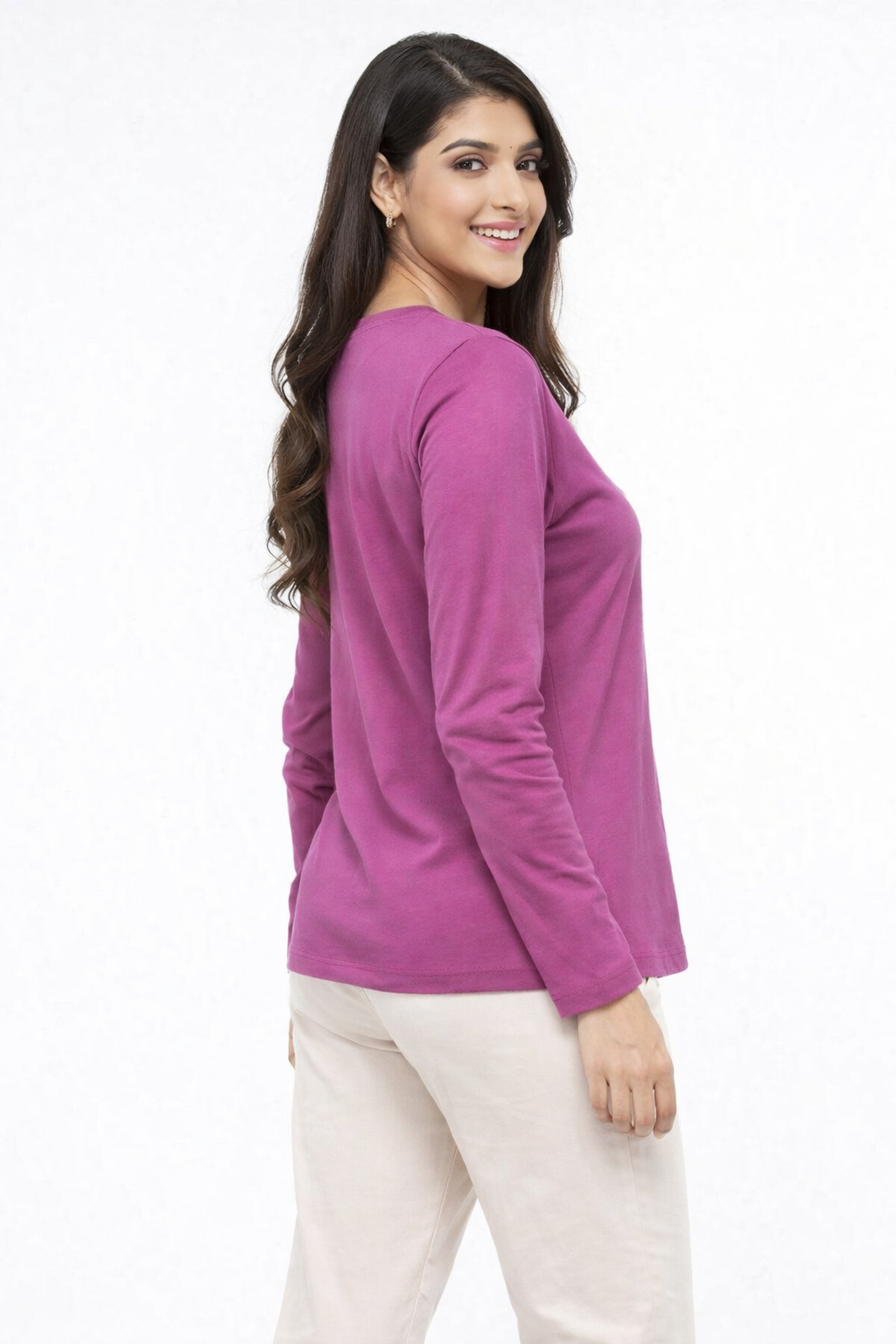 Image of Pink-Full Hand T-Shirt
