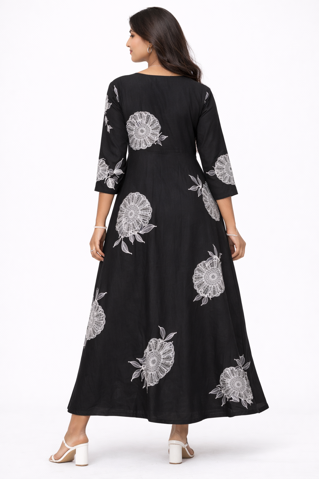 Image of Black Circular Frock