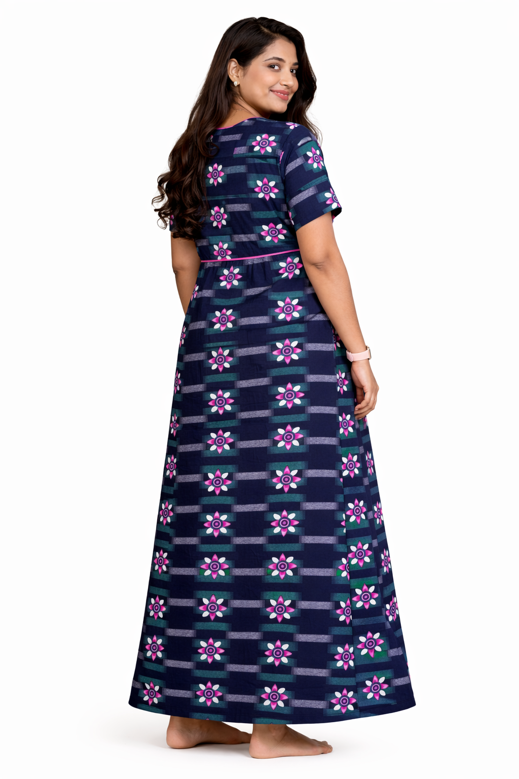 Image of Navy Blue Nighty