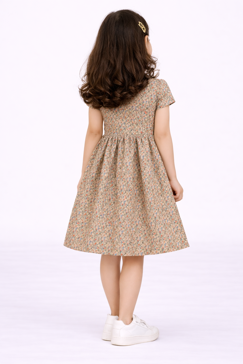 Image of Kids Frock - Gray - 1070