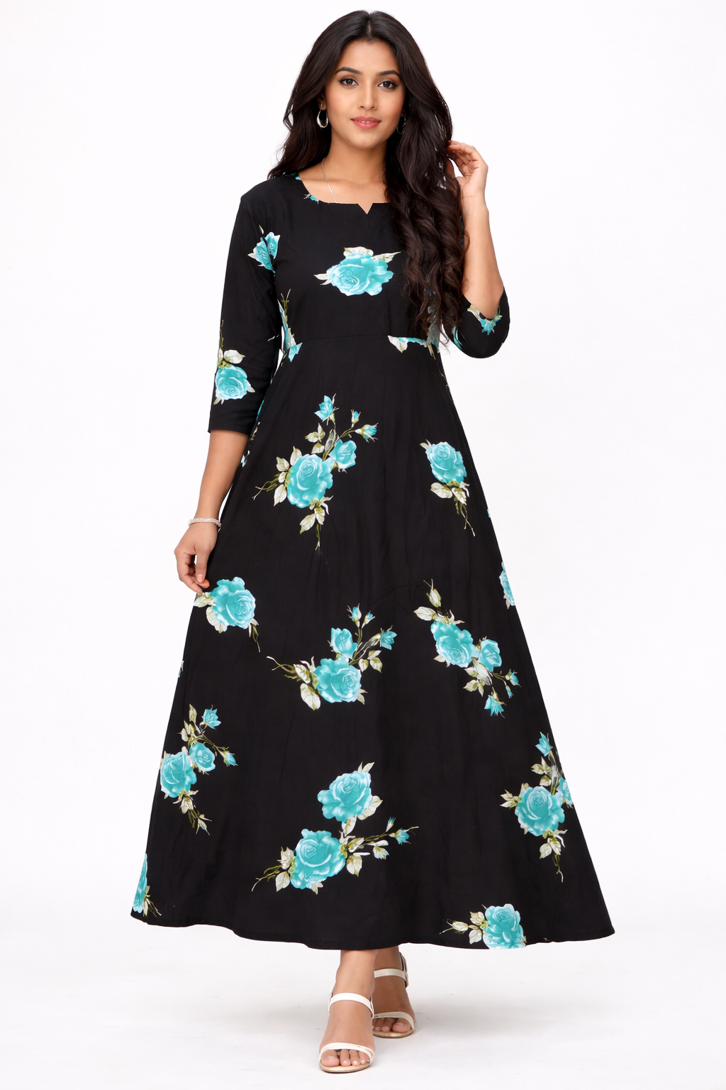 Image of Black Circular Frock