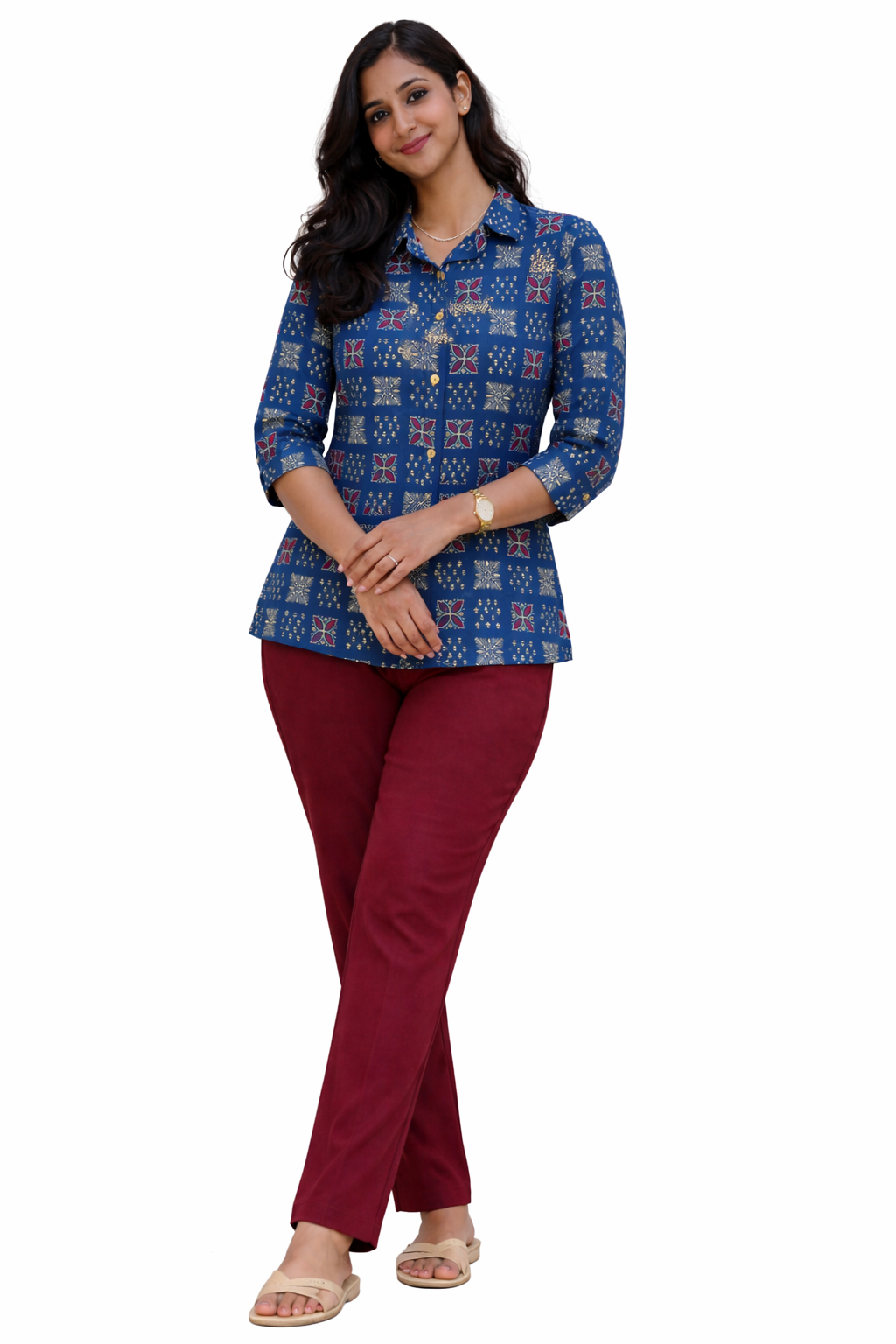 Image of Blue Ladies Shirt