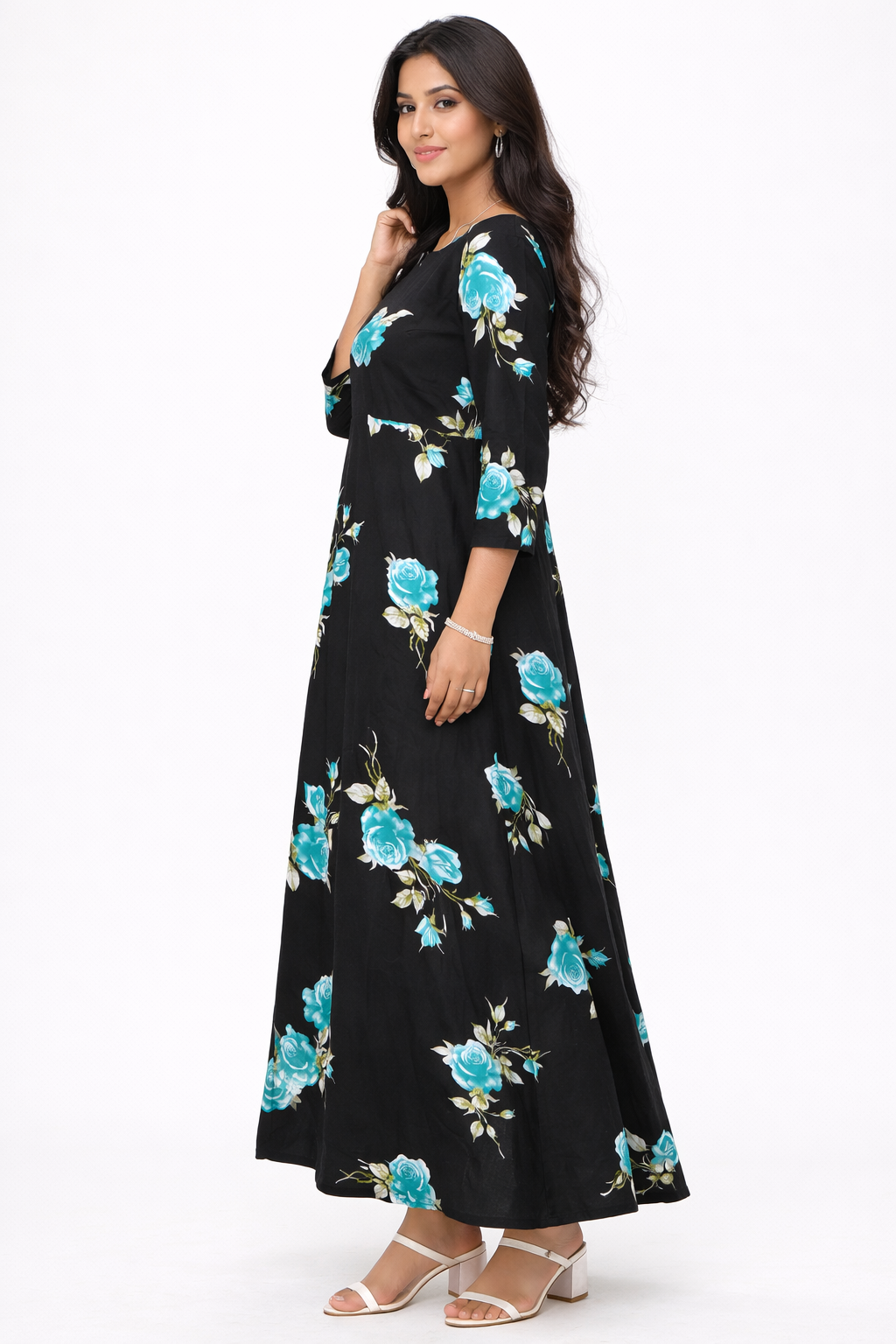 Image of Black Circular Frock
