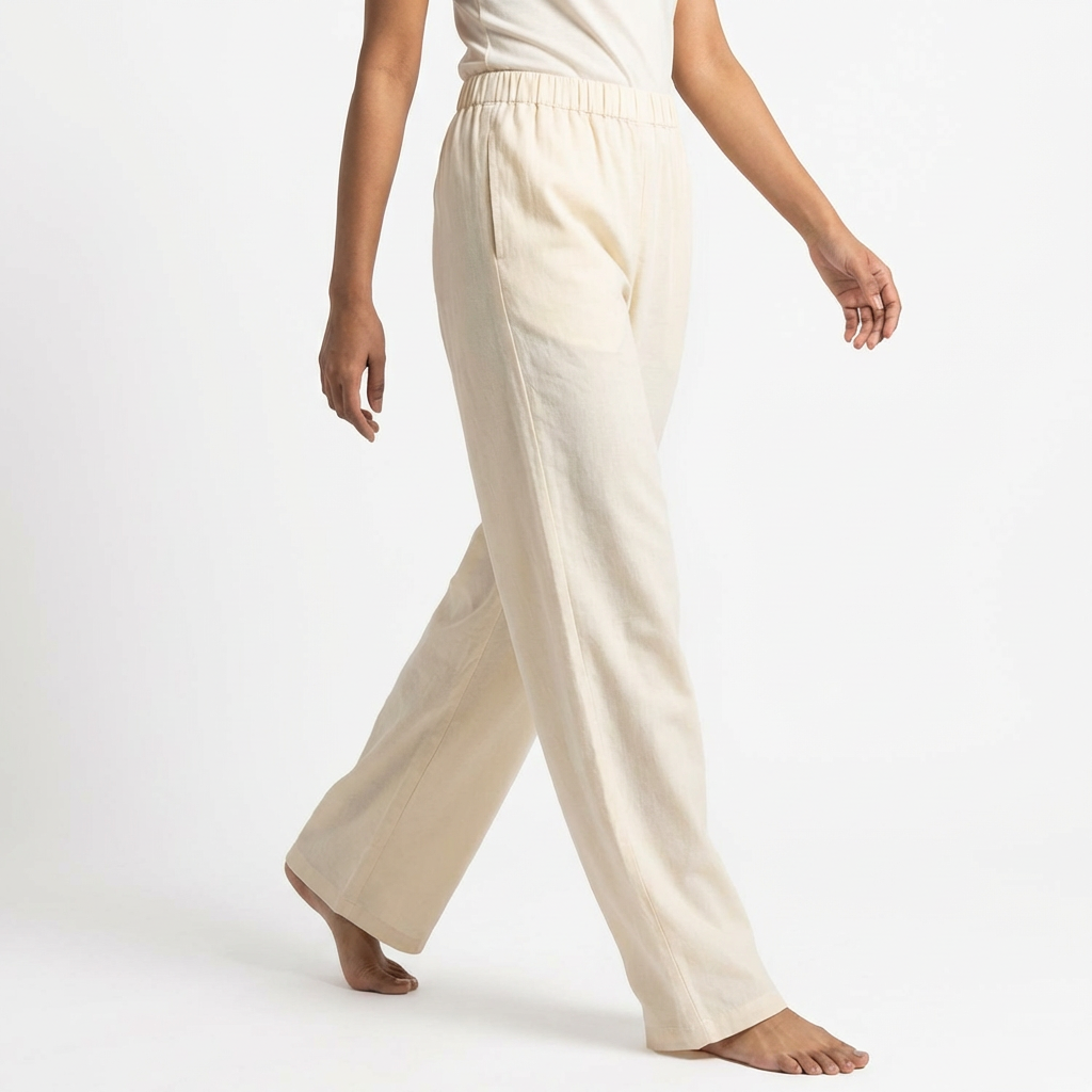 Image of Cream - Straight Pant