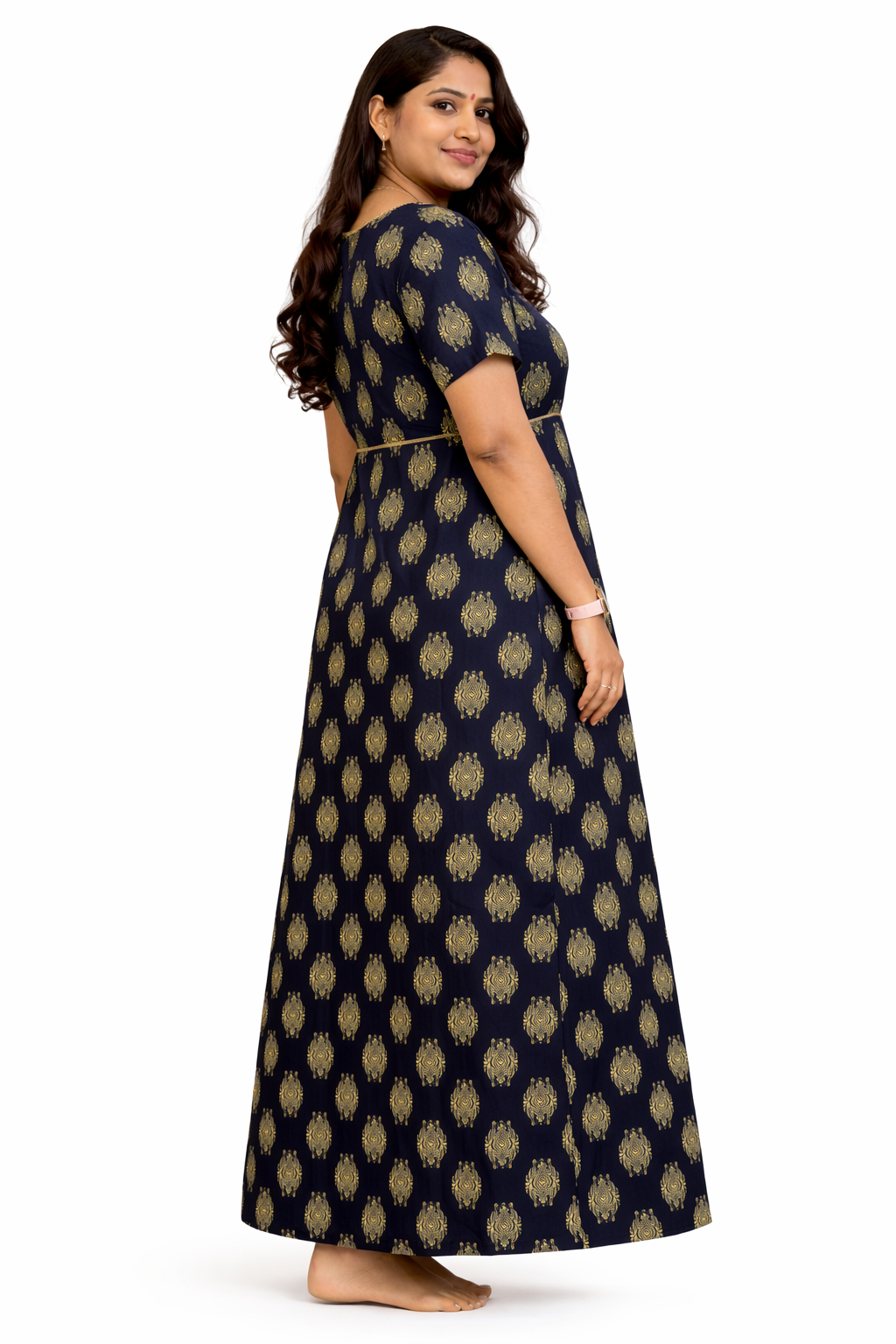 Image of Navy Blue Nighty