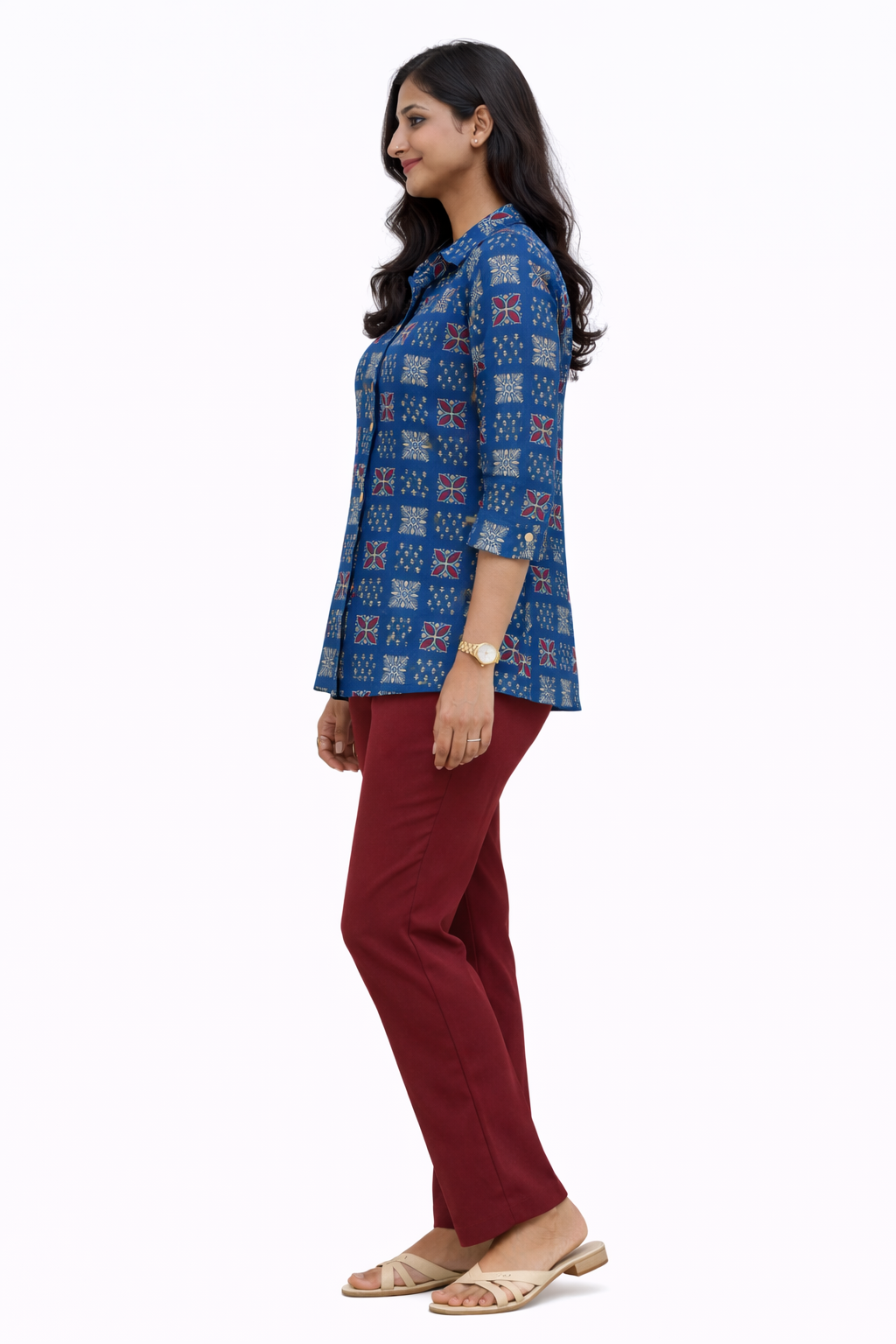 Image of Blue Ladies Shirt
