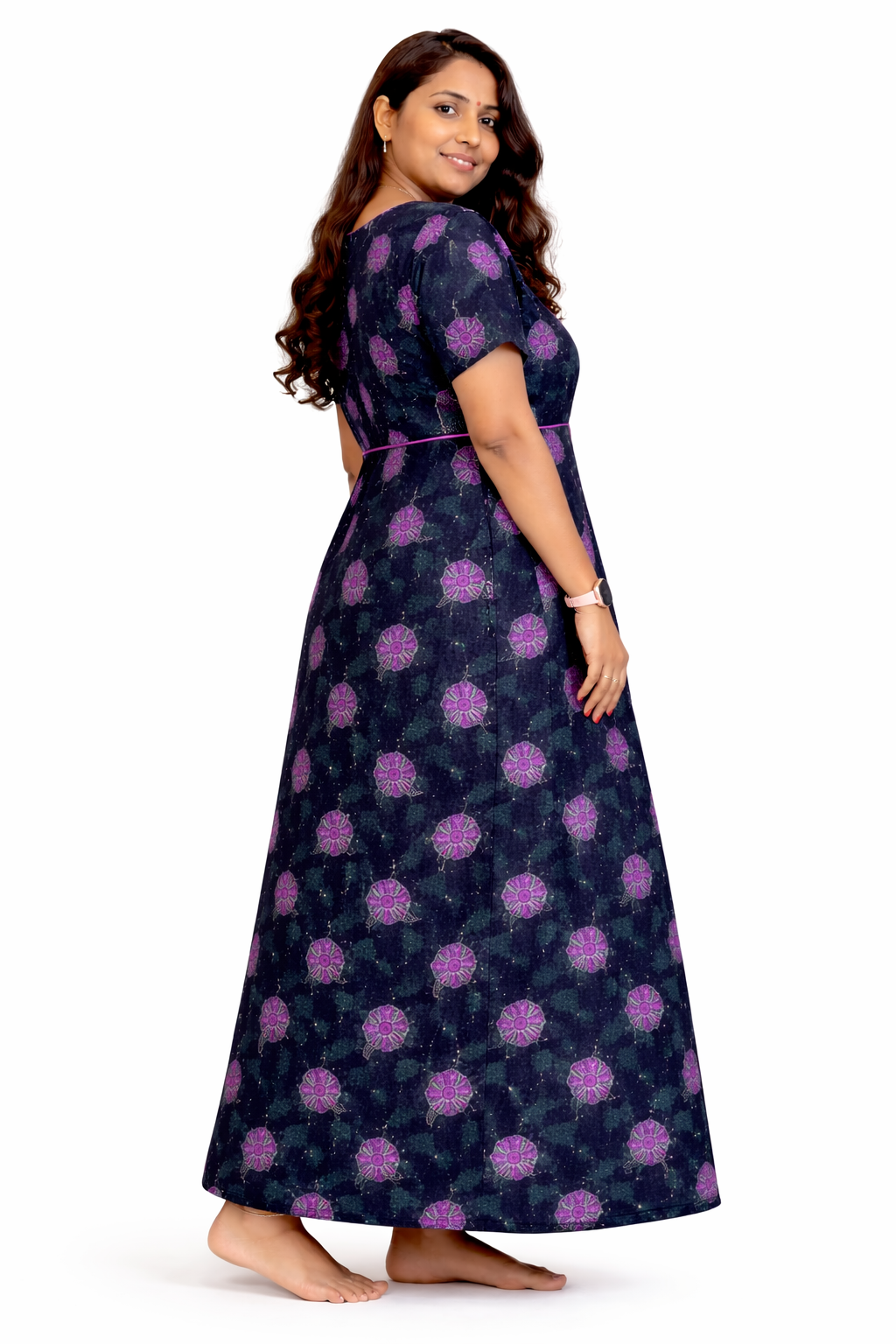 Image of Navy Blue Nighty