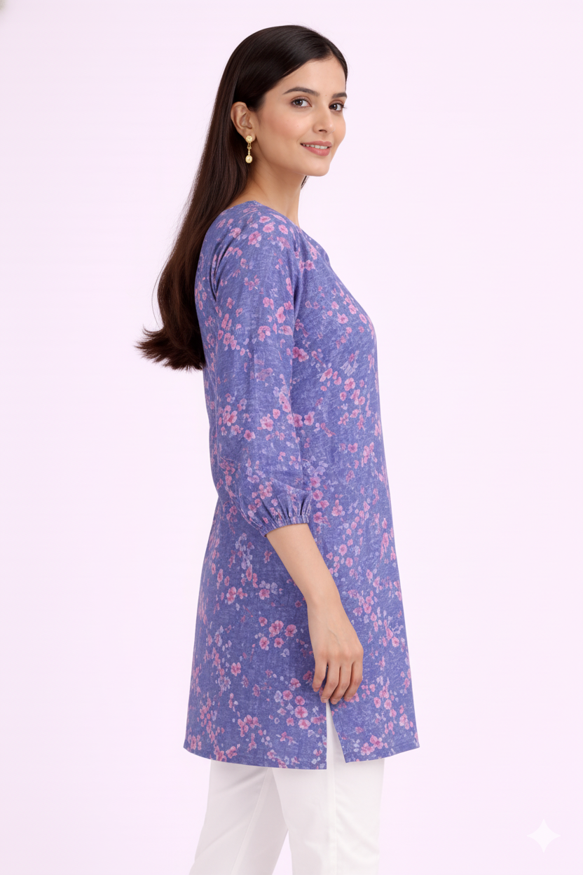 Image of Navy Blue - Short Top