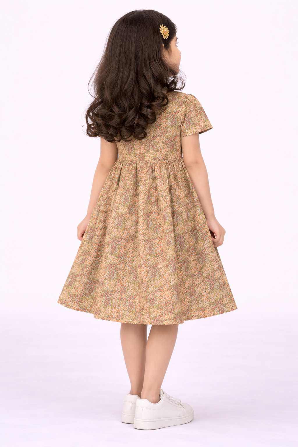 Image of Kids Frock - Green - 1070