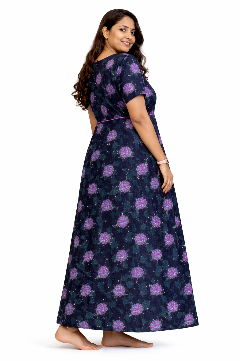 Image of Navy Blue Nighty