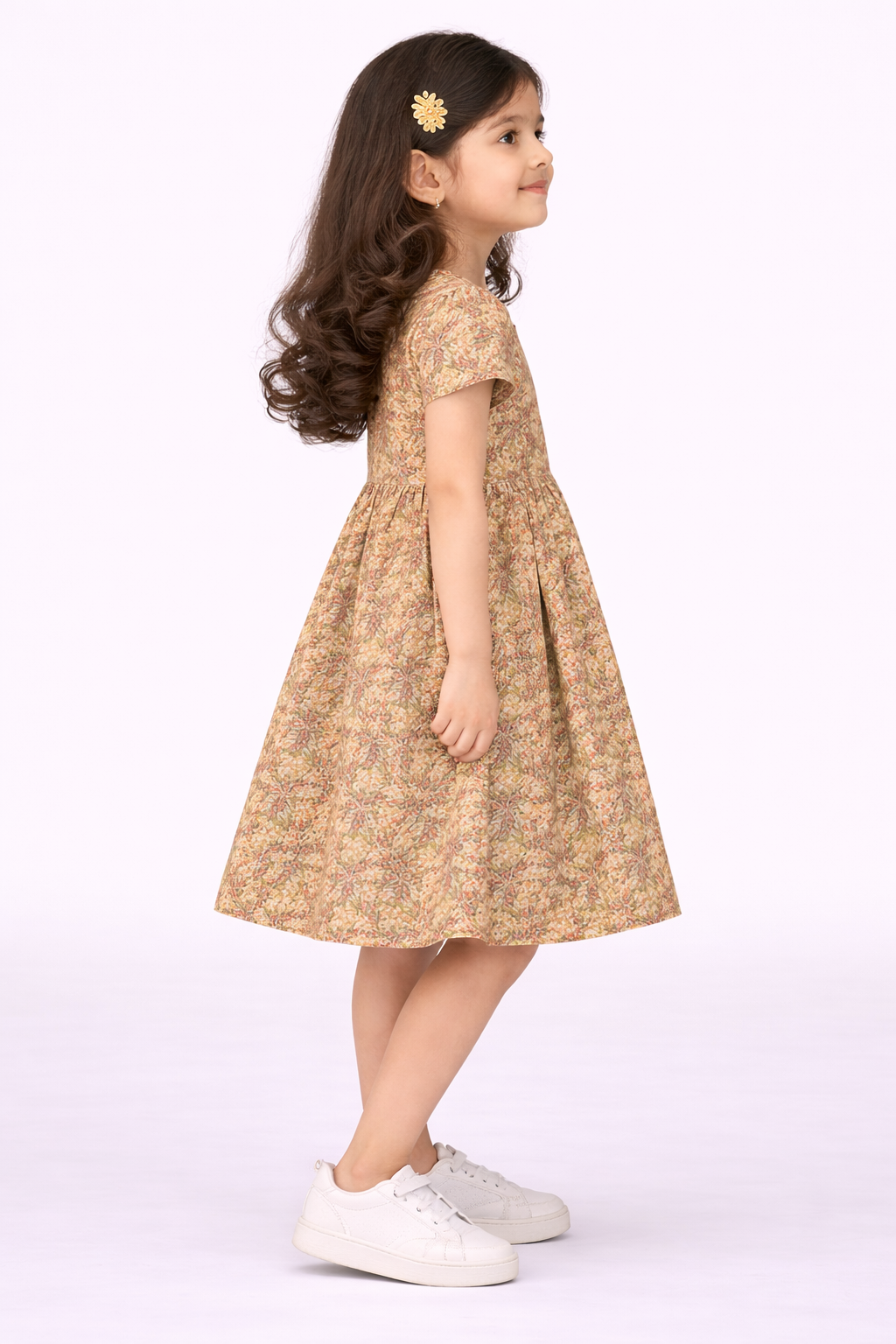 Image of Kids Frock - Green - 1070