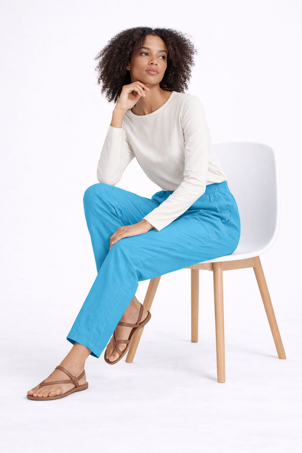 Image of Blue - Straight Pant