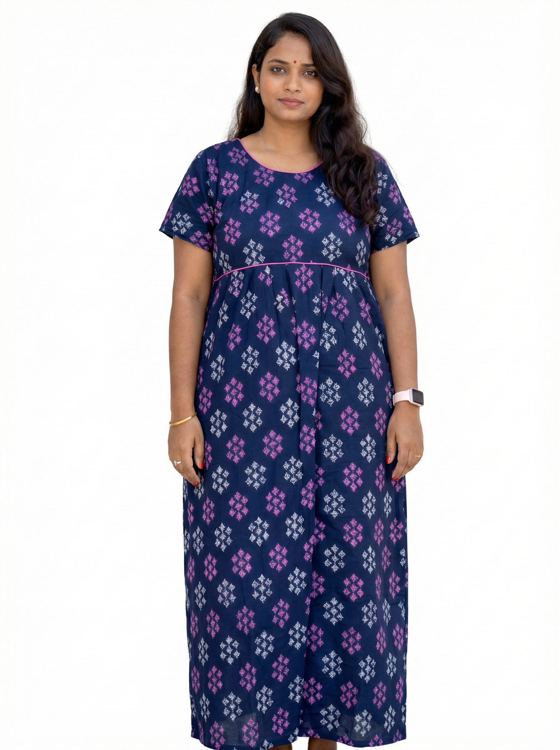 Image of Navy Blue Nighty