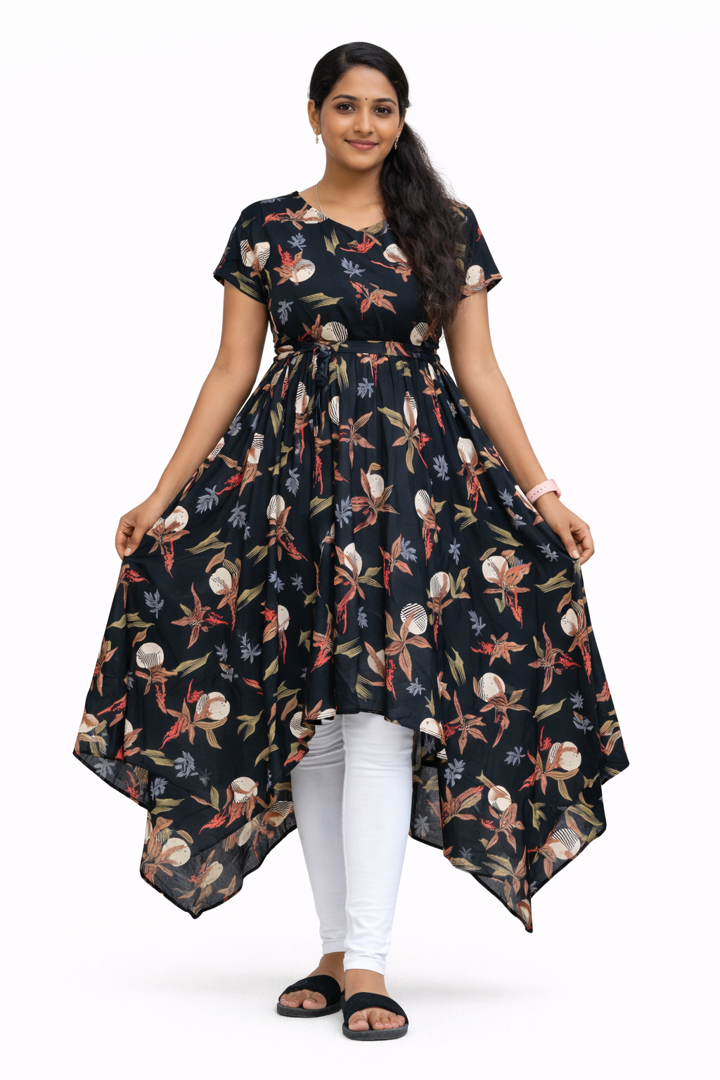 Image of Black - Waterfall Maxi