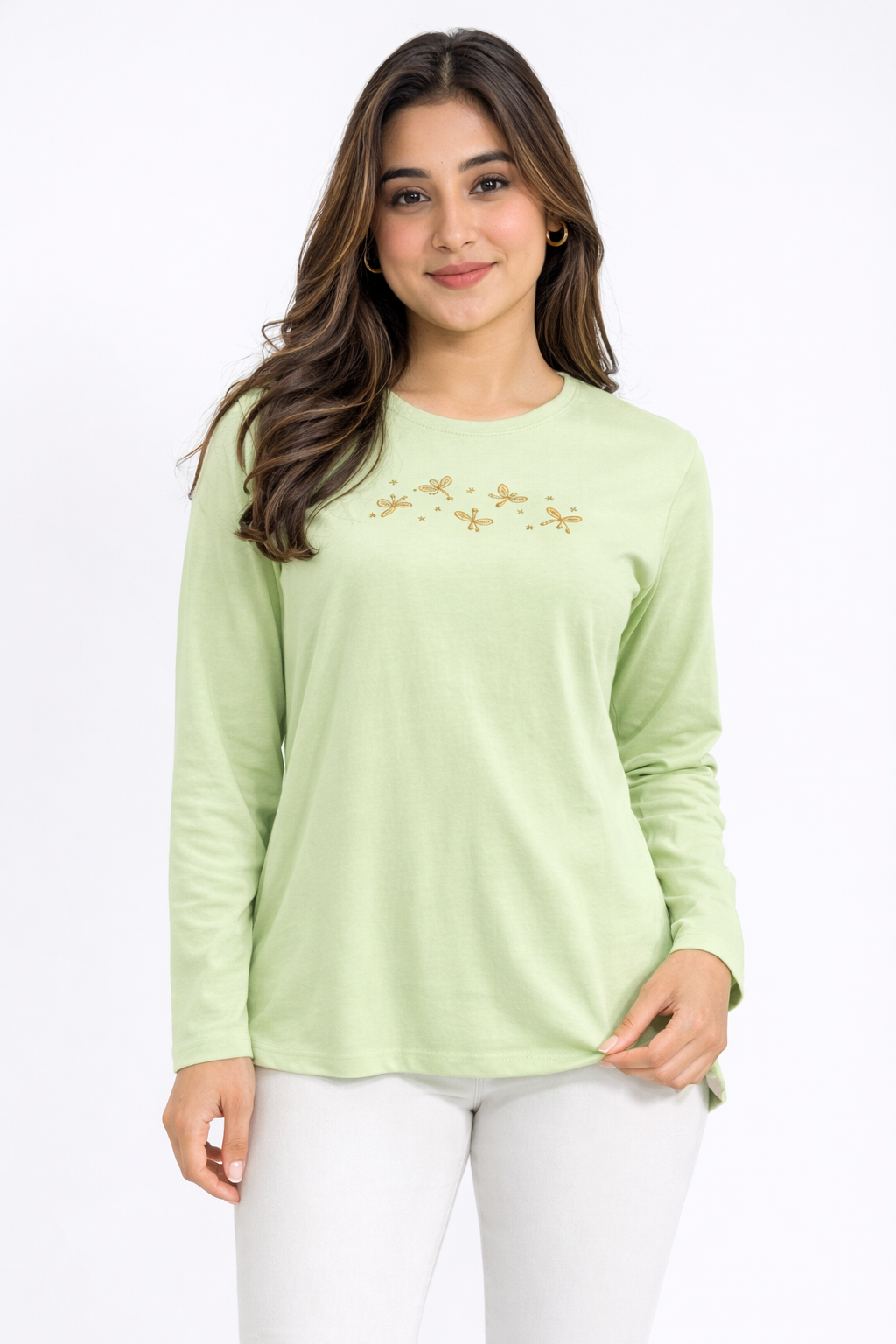 Image of Green -Full Hand T-Shirt