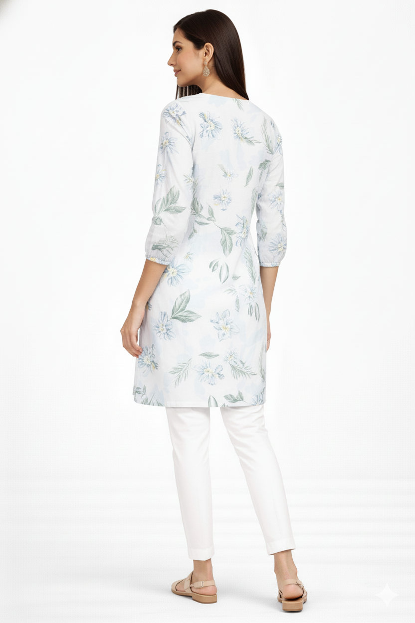 Image of White - Short Top