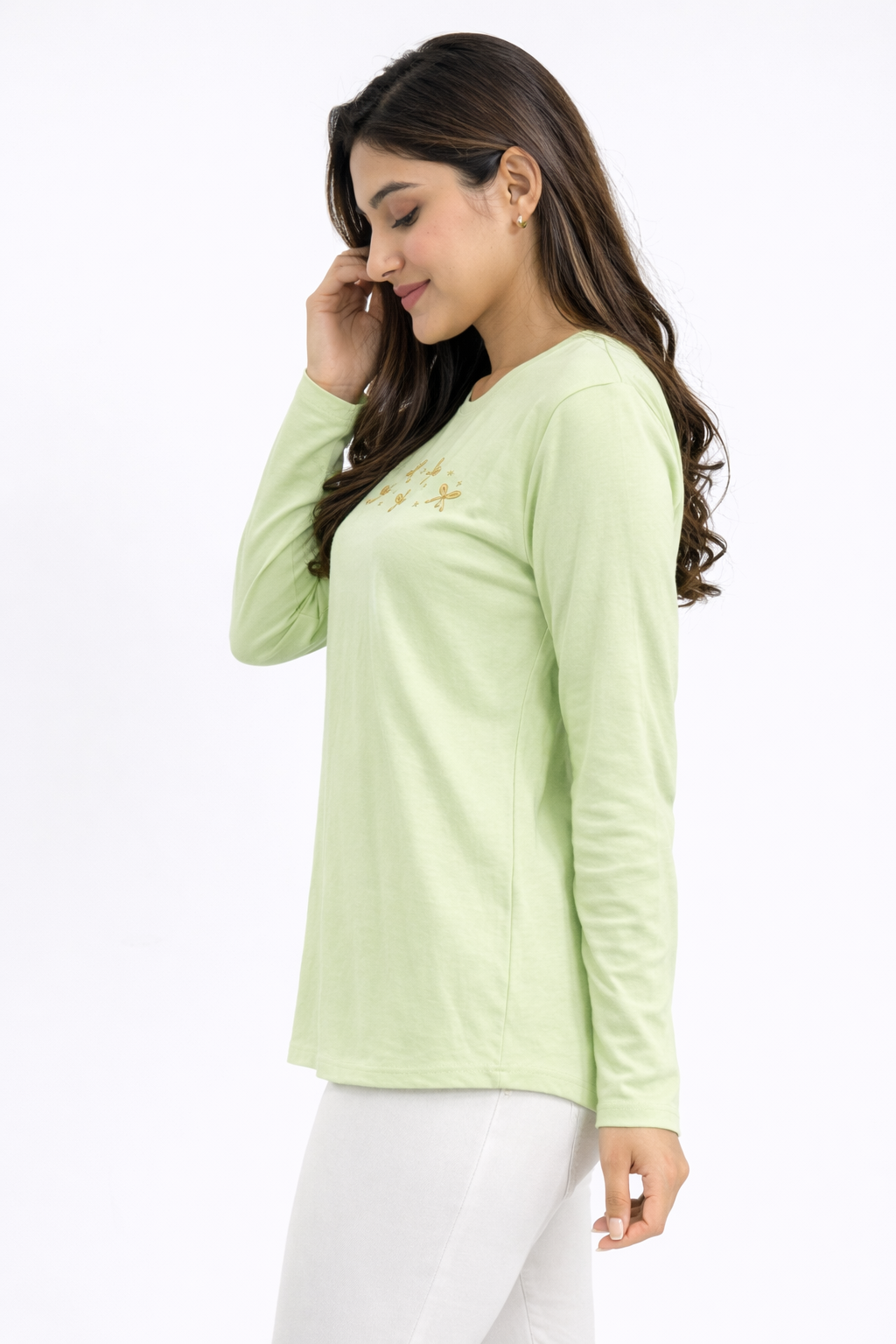 Image of Green -Full Hand T-Shirt