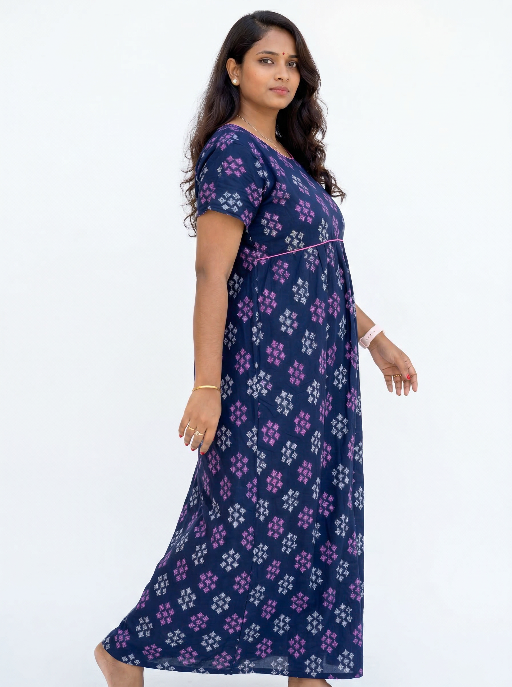 Image of Navy Blue Nighty