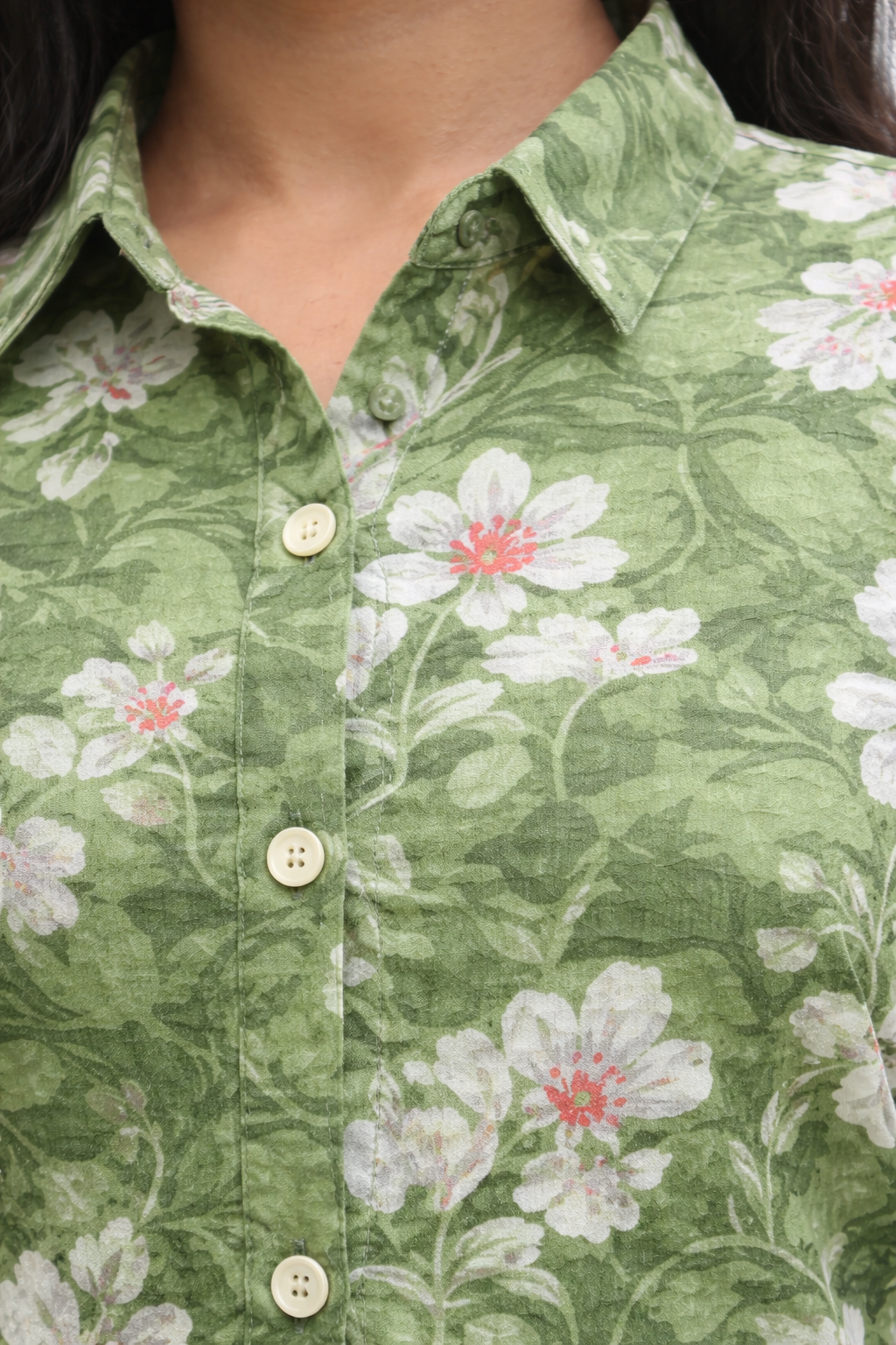 Image of Green - A-Line Kurti