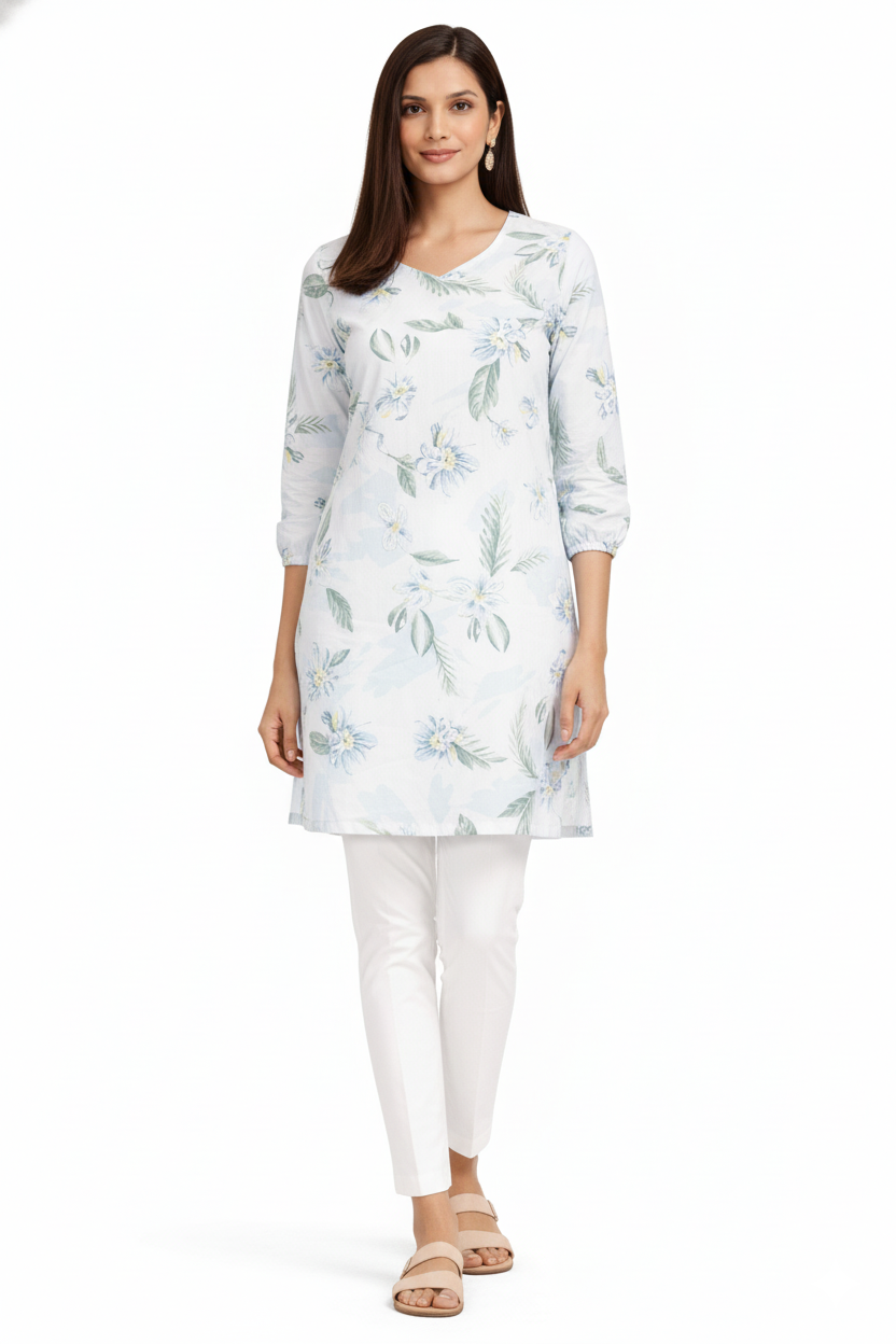 Image of White - Short Top