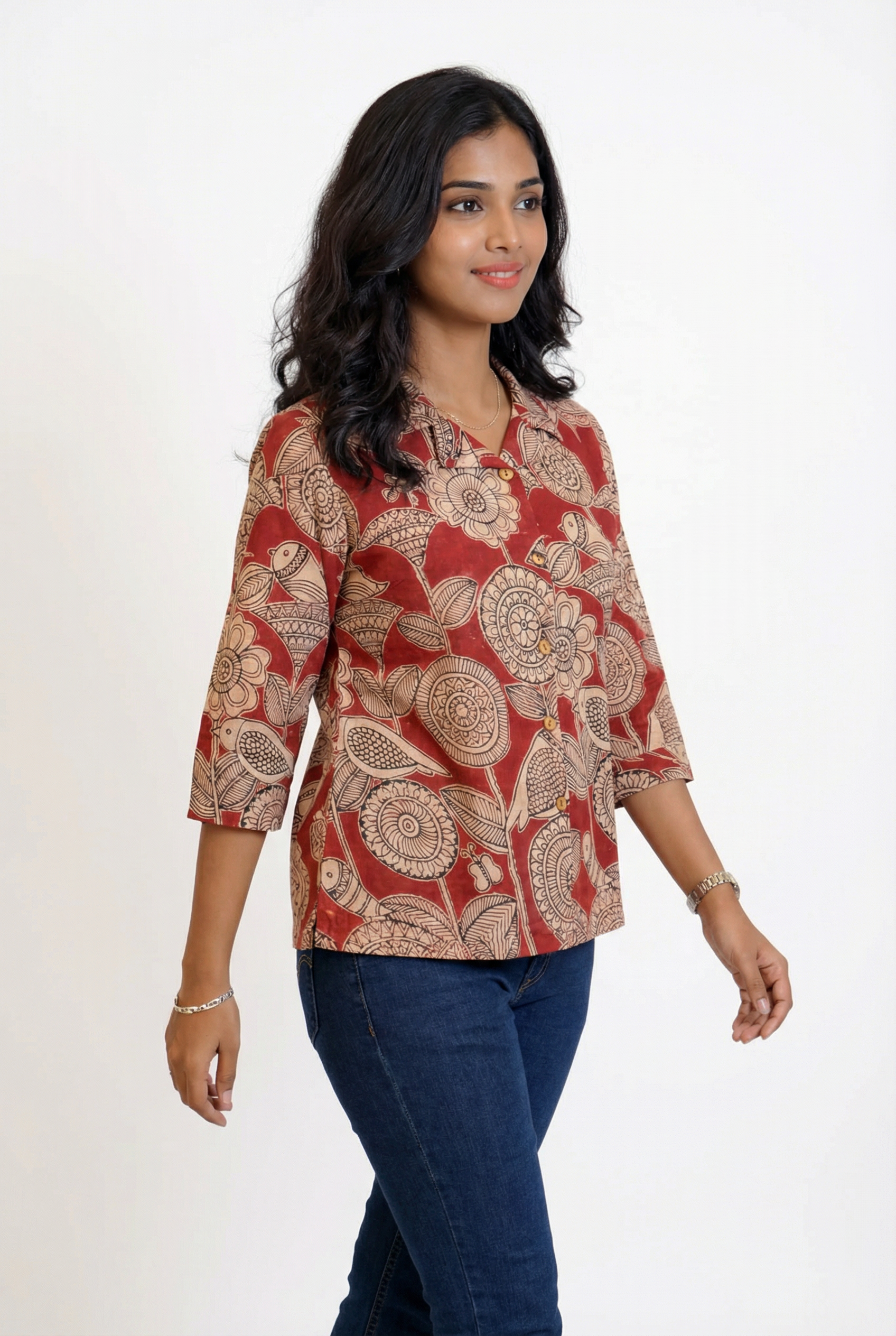 Image of Maroon Ladies Shirt