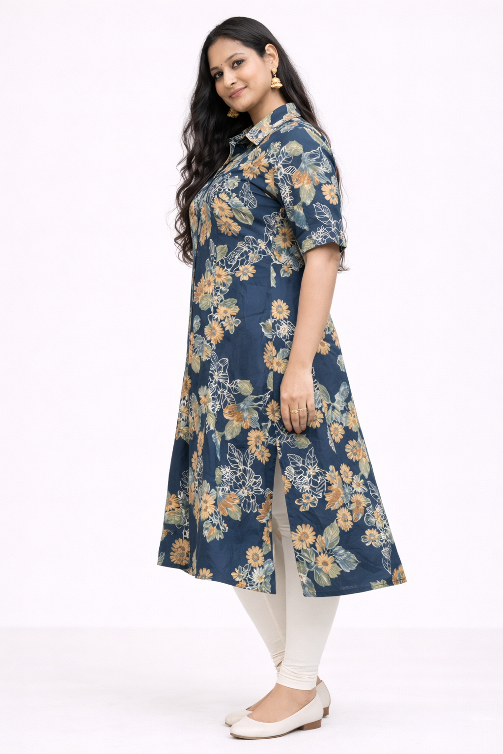 Image of Black - A-Line Kurti