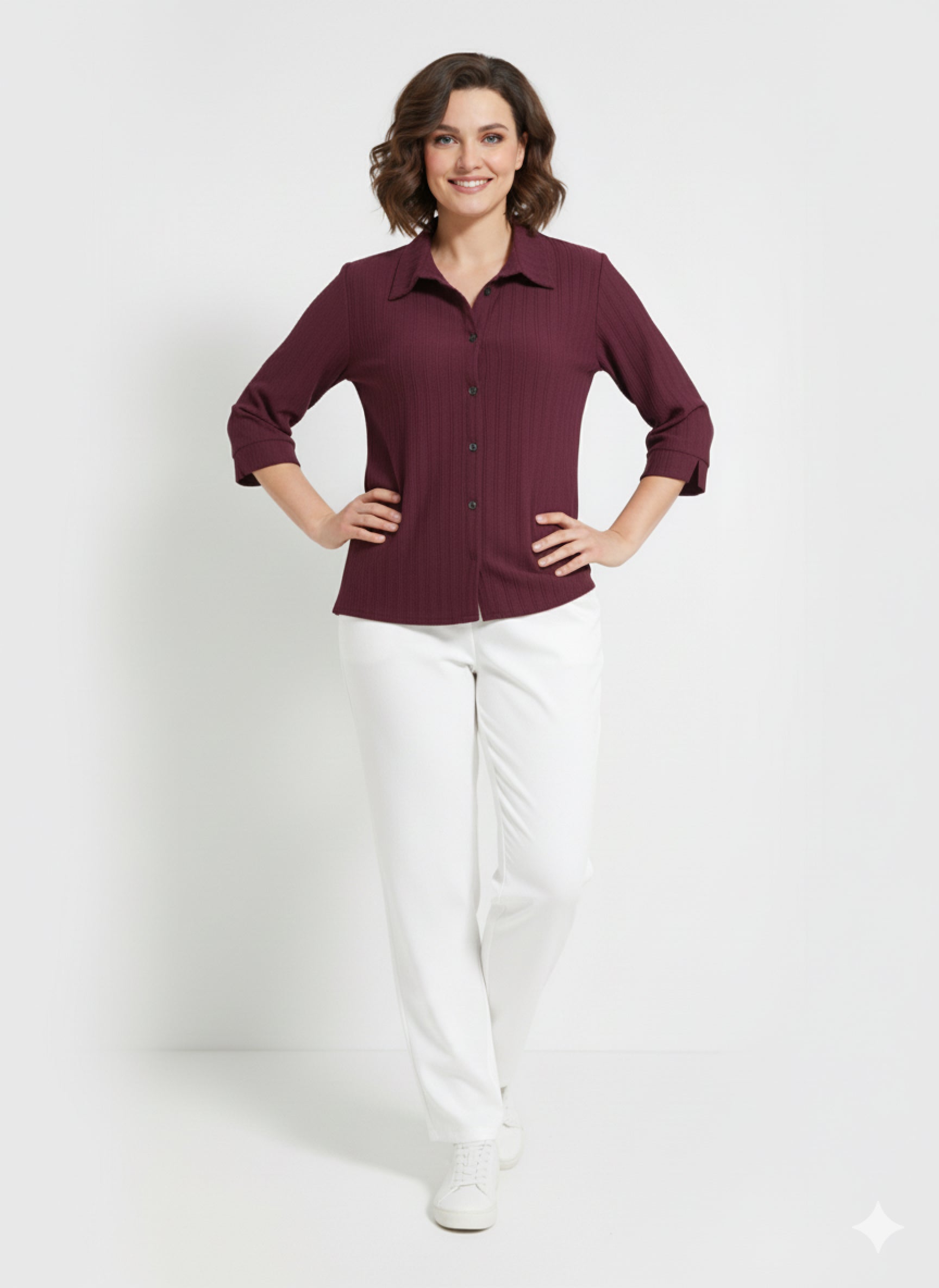 Image of Camicia Wine Shirt