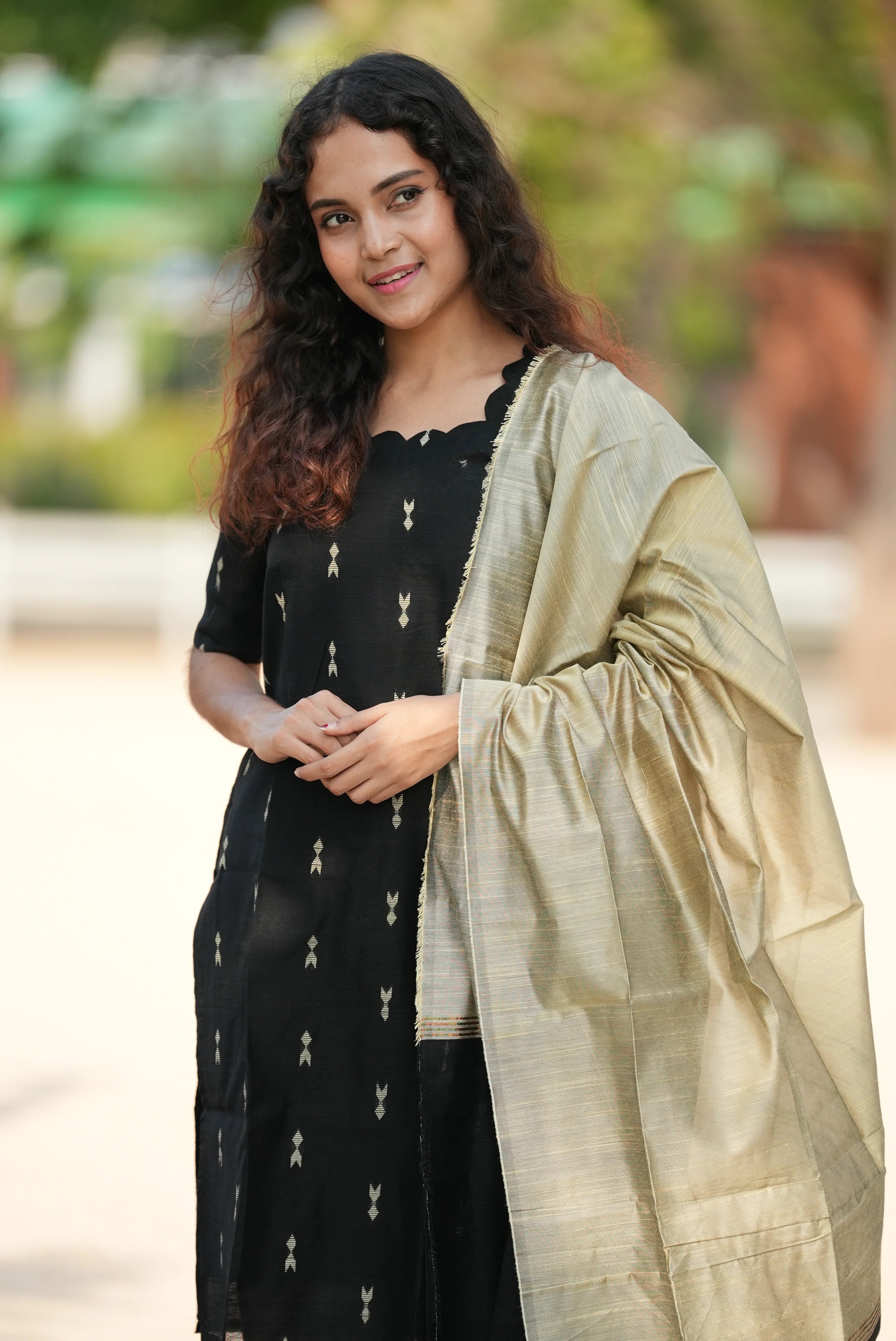 Image of Midnight Grace Chudidhar Set