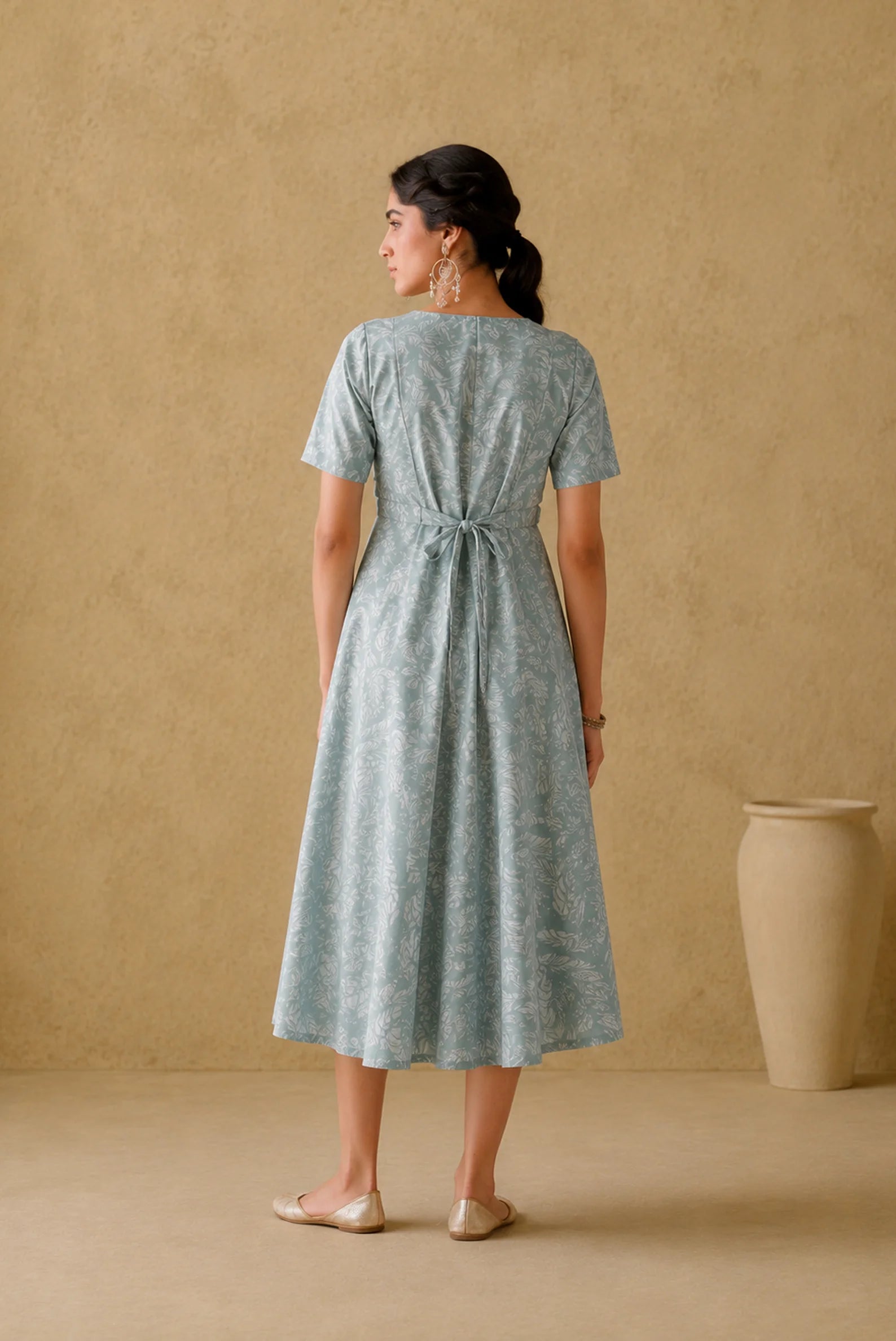 Image of Sage Leaf Maternity Frock