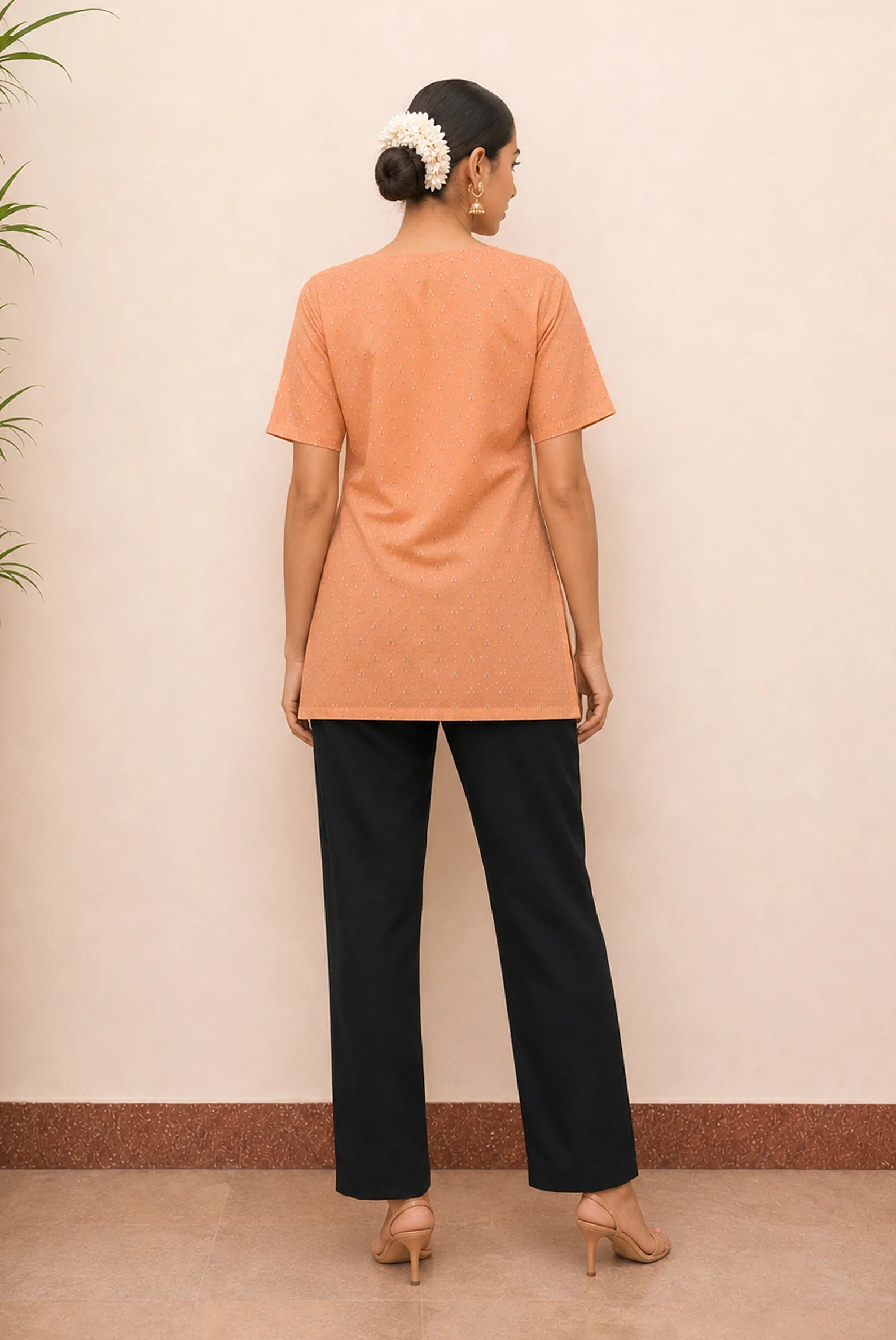 Image of Peach Blush Short Kurti