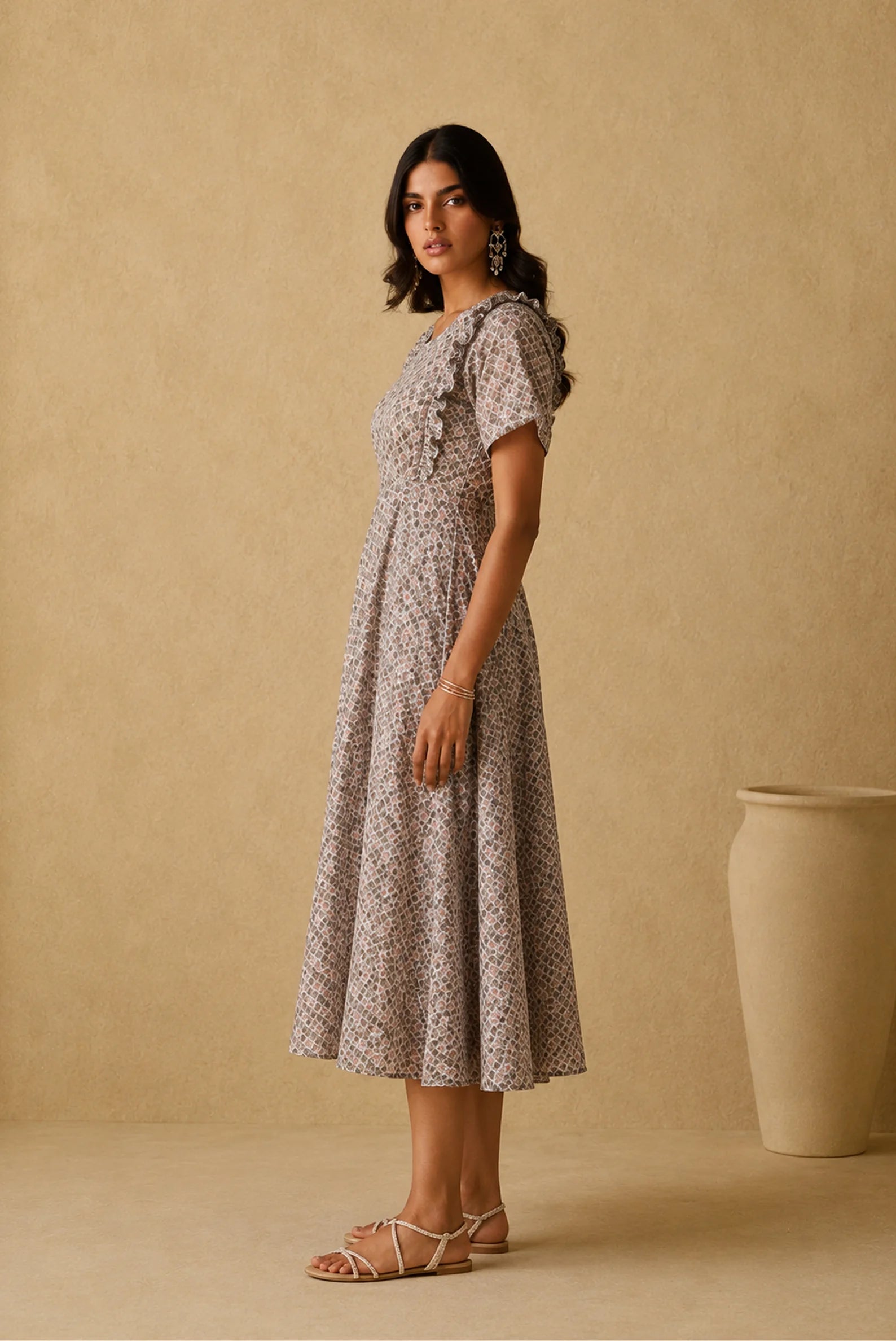Image of Moonstone Bloom Maternity Frock