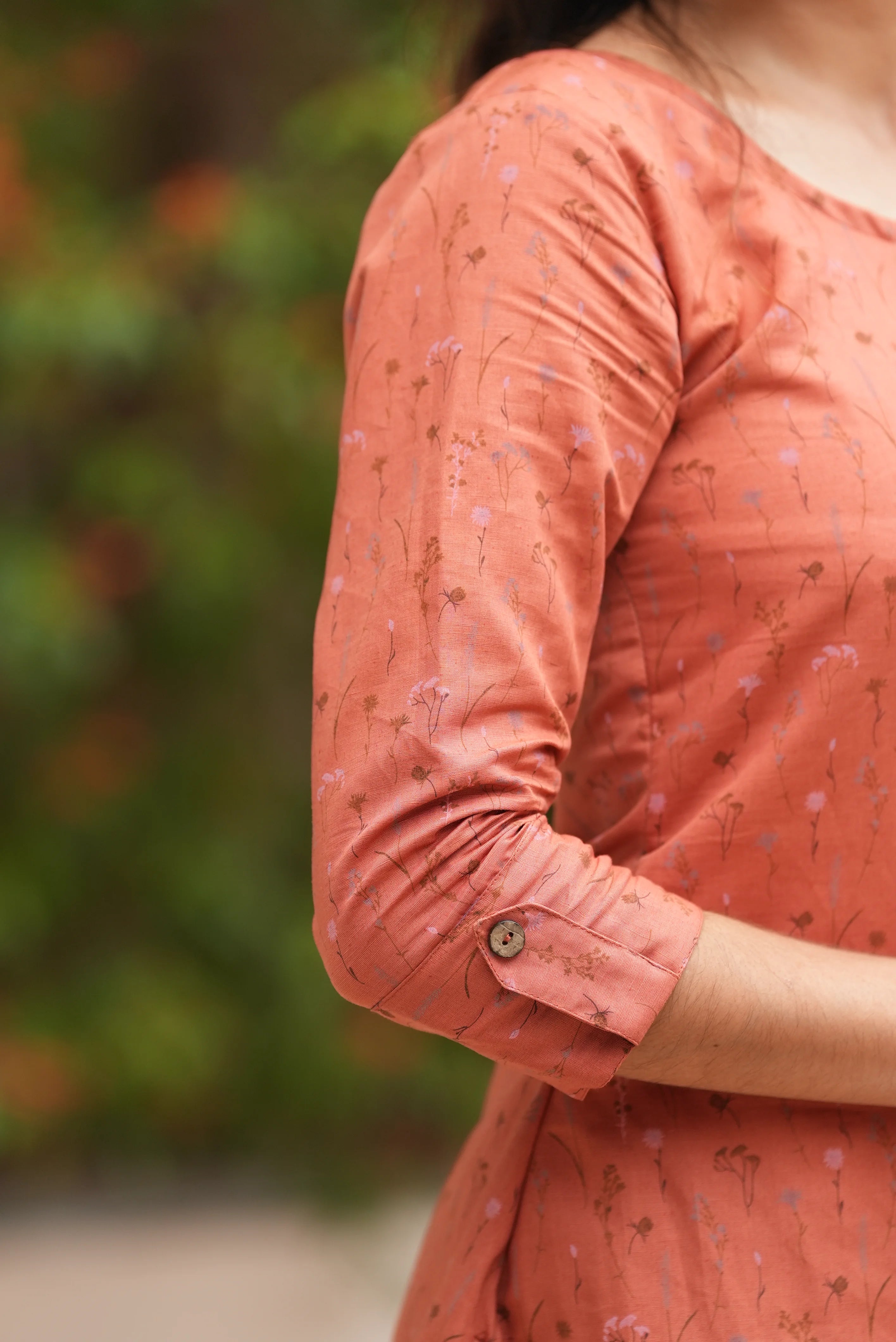 Image of Rust Bloom Casual Kurti