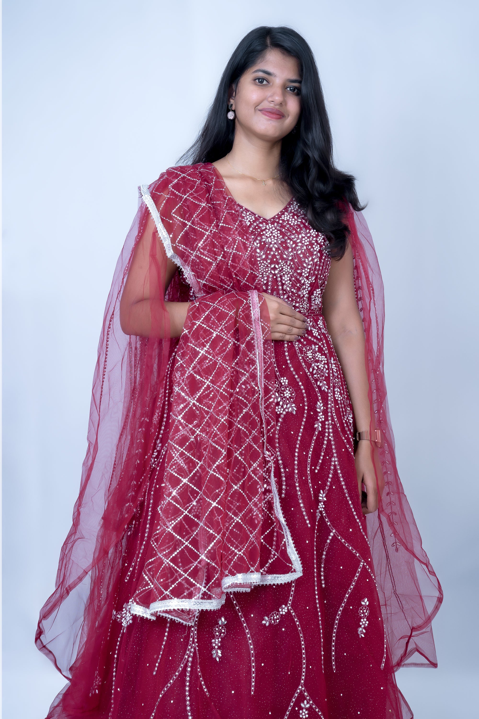 Crimson Royale Bridal Gown