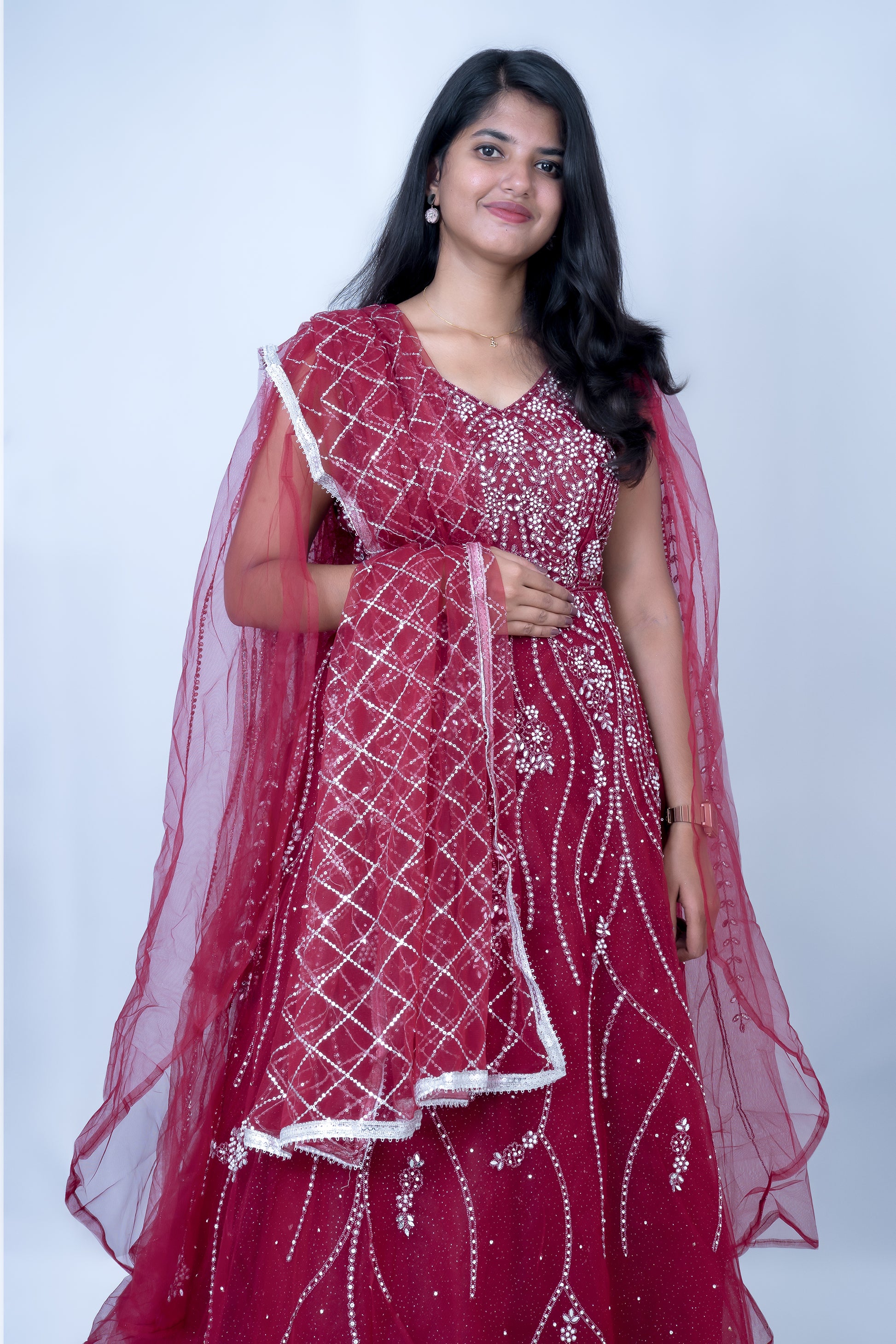 Crimson Royale Bridal Gown