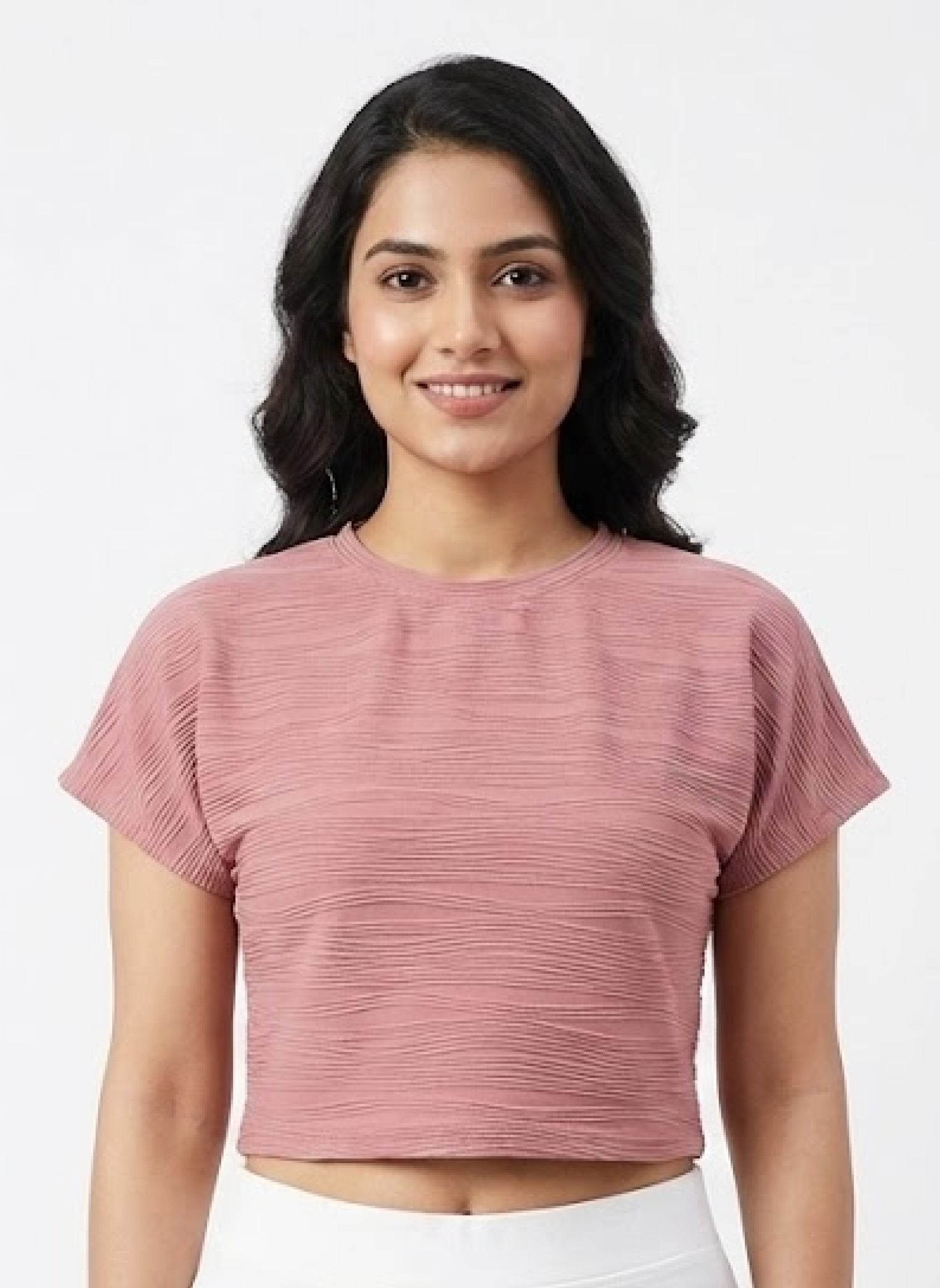 Pink Crop Tee