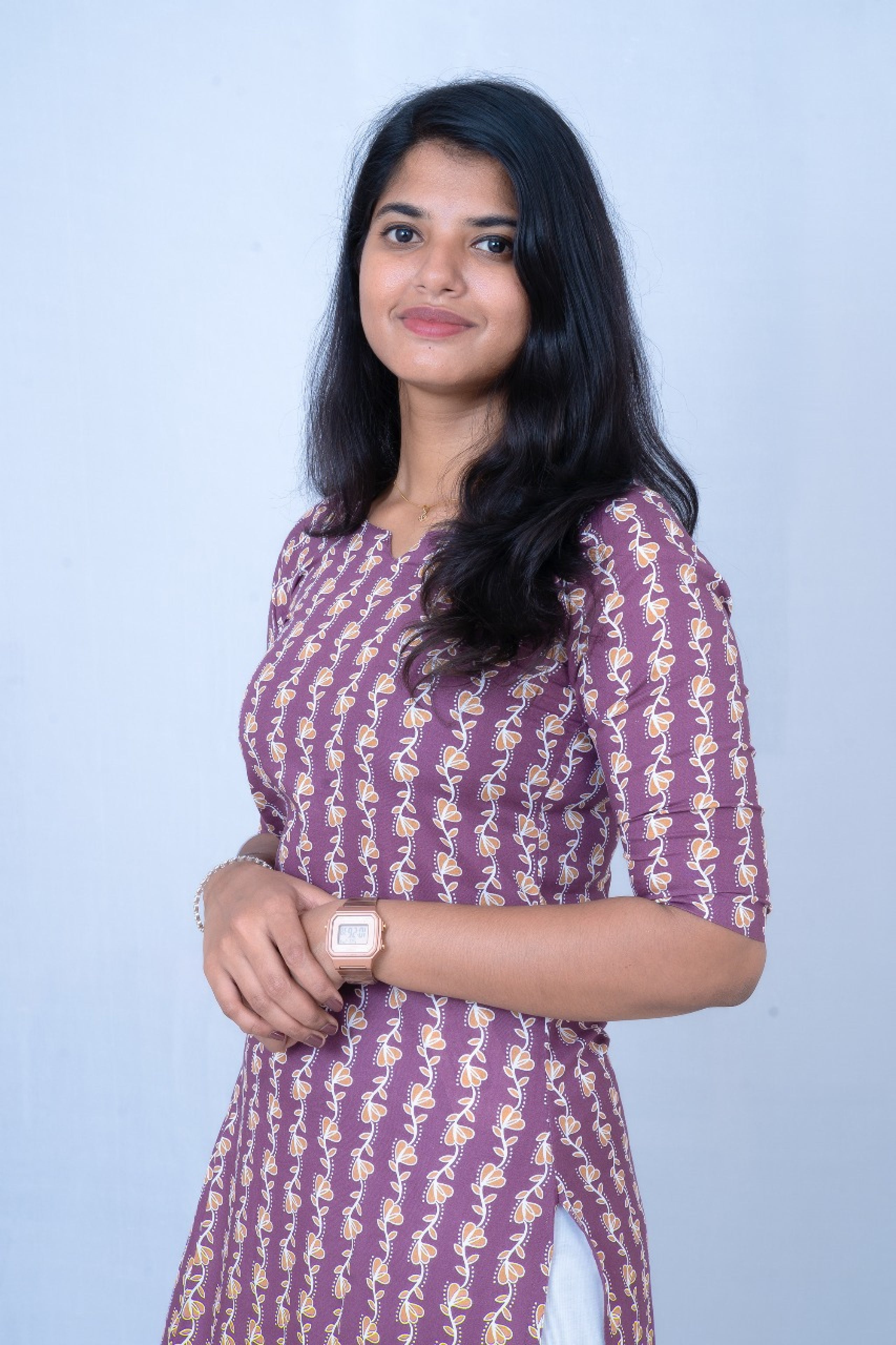 Image of Mauve Tribal Print Top