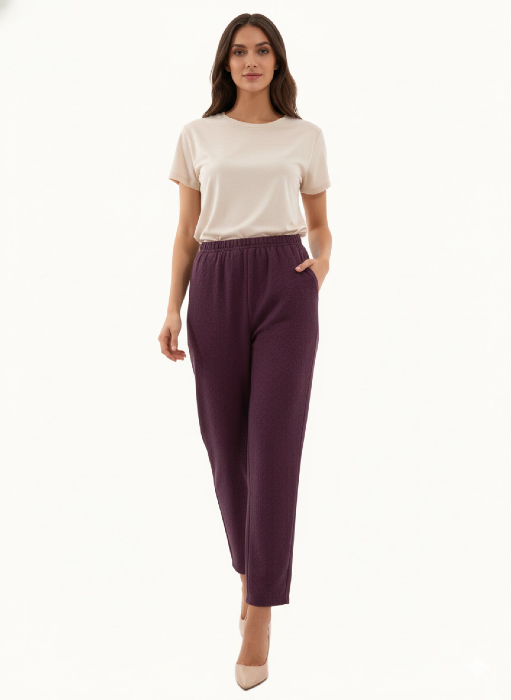 Wine | Slacks Pant
